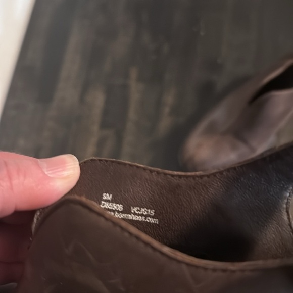 Born Brown Leather Sling Back Mule Clog Size 9 - Picture 7 of 8